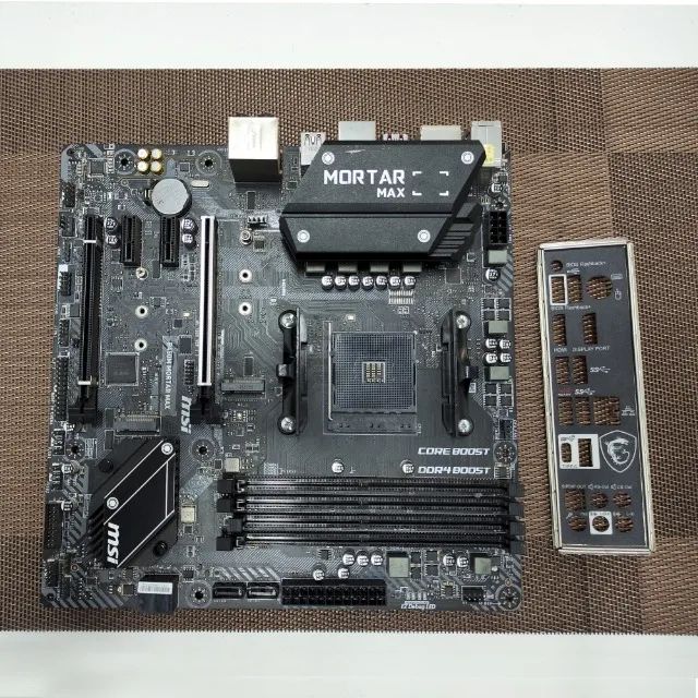 Placa Mãe MSI b450m Mortar Max - C/ defeito