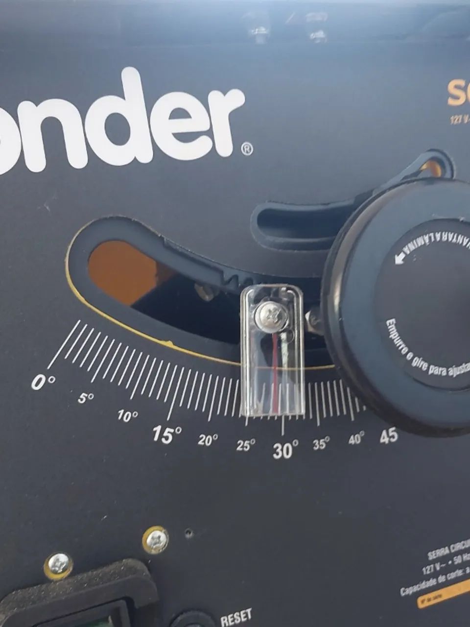 Serra Circular De Bancada 10 Pol 1800w Scv 1800 Vonder  - Foto 4