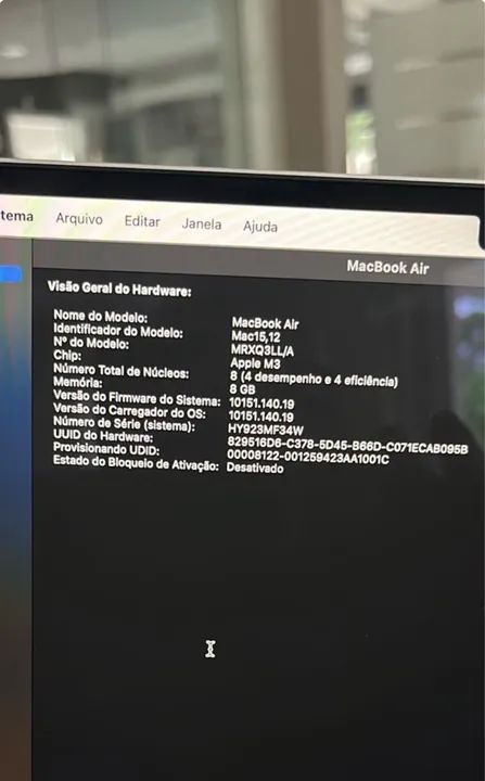 MacBook Air M3 novo - Foto 3