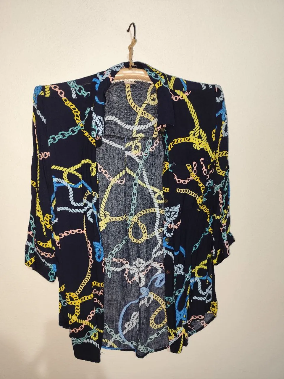 Camisa Estampada Náutica - Elegância e Estilo!