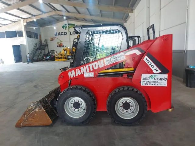 Mini Carregadeira Manitou 1650R 2021 Cabine Fechada - Foto 5
