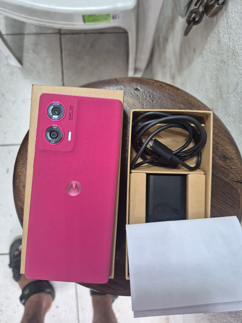 moto edge 50 fusion 256gb extremamente novo com nota fiscal