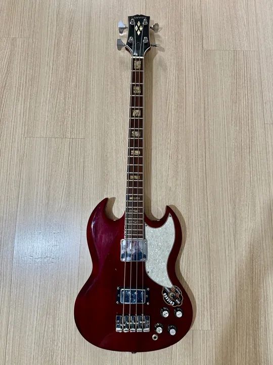 Baixo Giannini SG década 70 raríssimo  - Foto 5