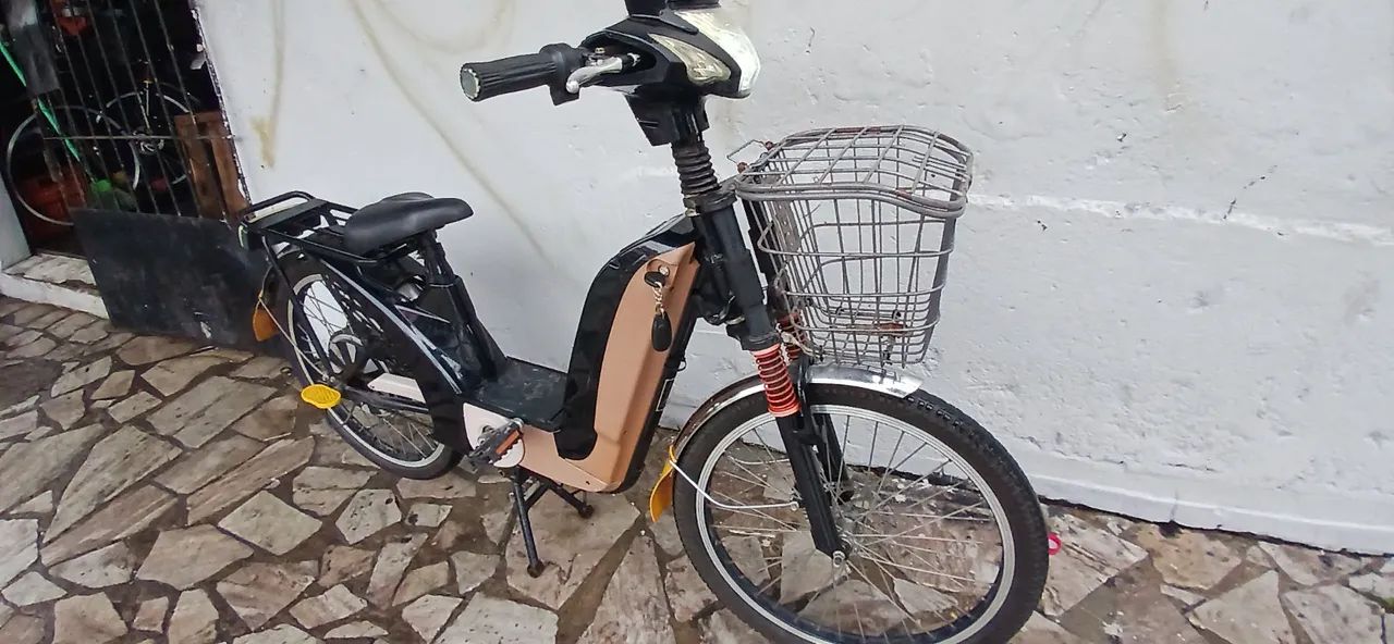 Bicicleta eletrica com baterias novas 3.500 - Foto 5