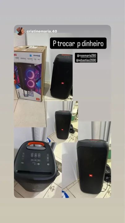 Partbox310 jbl semi nova