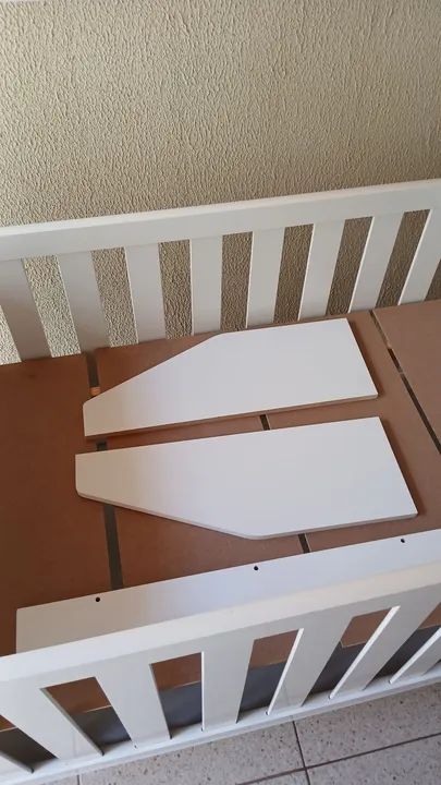 Berço Theo Retrô Móveis Reller Branco - Foto 4