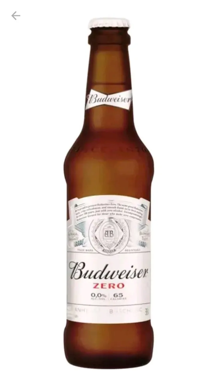 Garrafas vazias para Doação, Cerveja Budweiser Zero 330ml