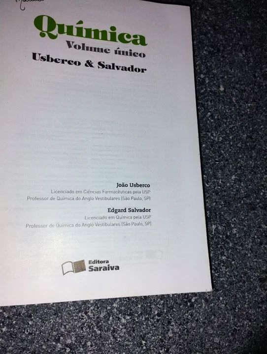 Livro de Química - Volume Único - Foto 2