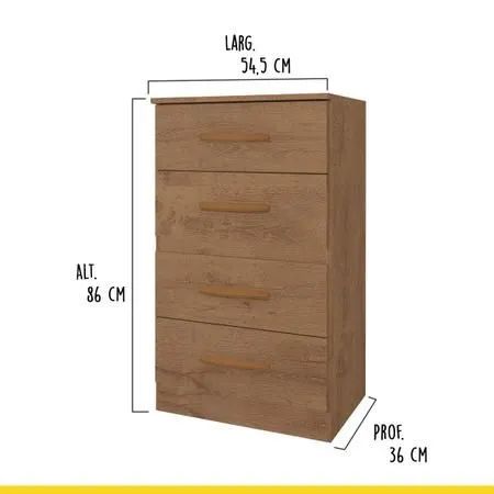 Cômoda 4 Gavetas  - Foto 4