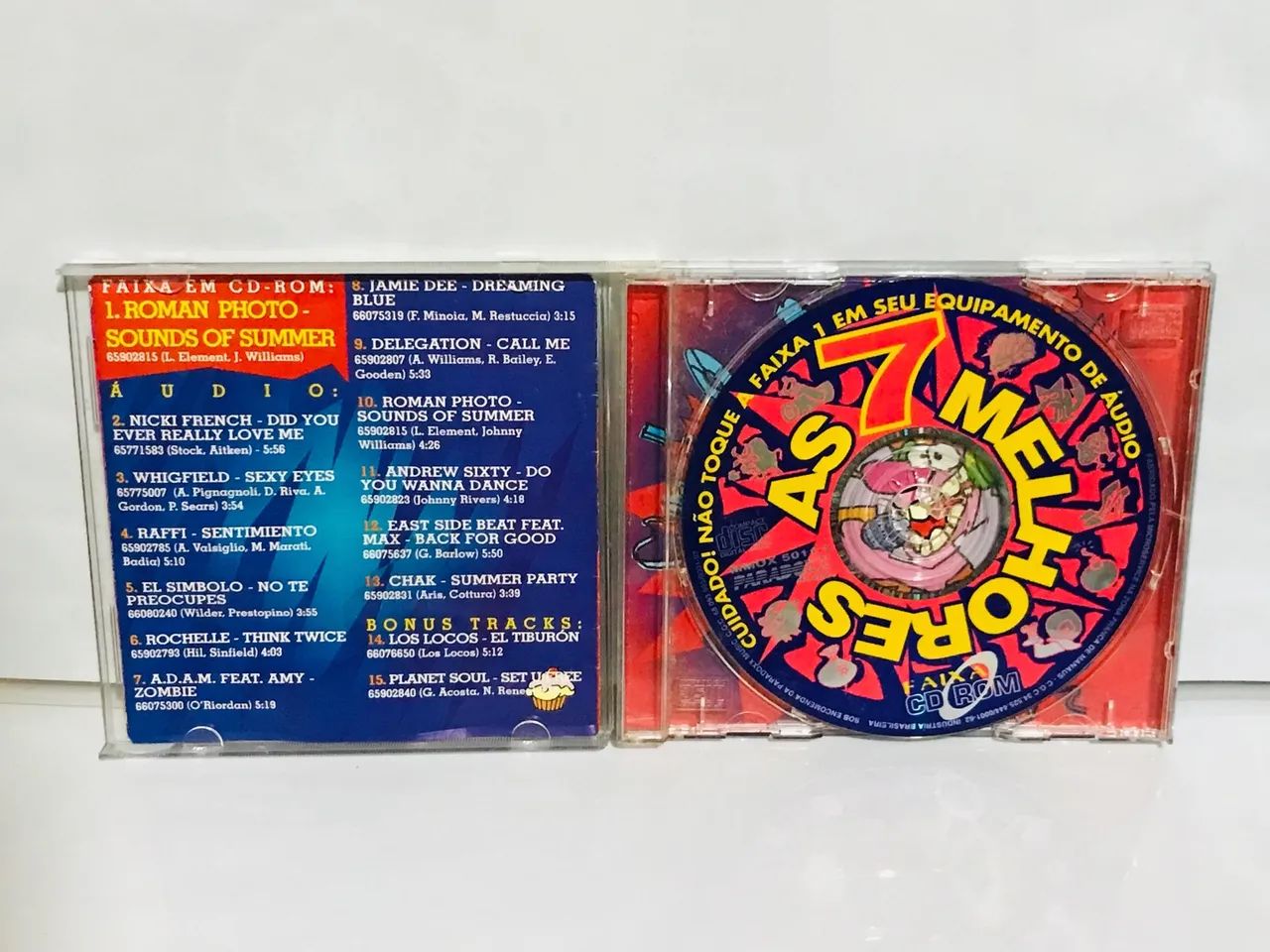 Cd original As 7 Melhores Jovem Pan Sat Vol.4-1996 - Foto 3