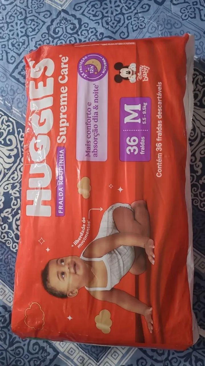 Fraldas Huggies M e Mamypoko M