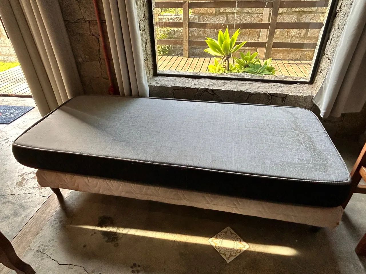 Conjunto Box Cama Auxiliar + Colchão Solteiro - Foto 2