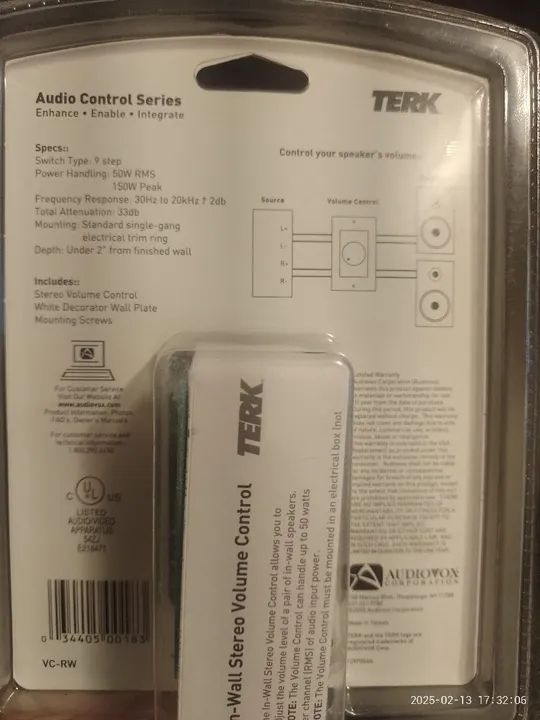 Controle de Volume de Parede para Áudio - Foto 3