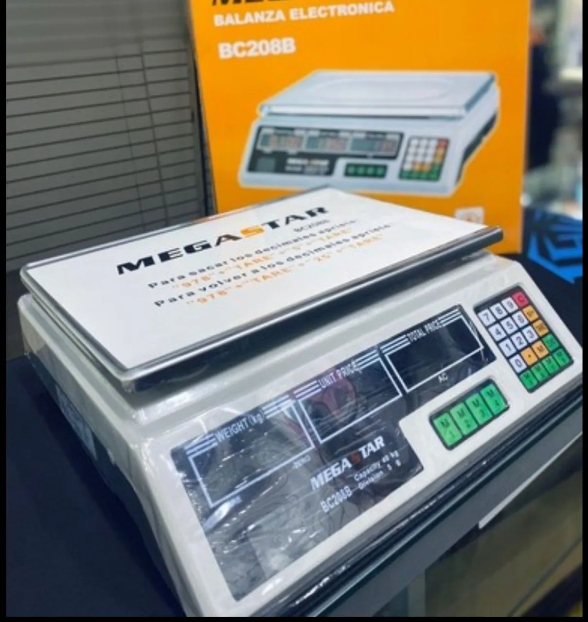 Balança 40kg Eletrônica Comercial MegaStar BC208B novas com garantia