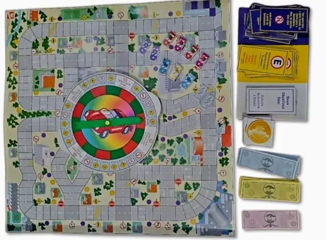 Antigo Jogo de Tabuleiro Transito Crazy Anos 90 Completo - Foto 2