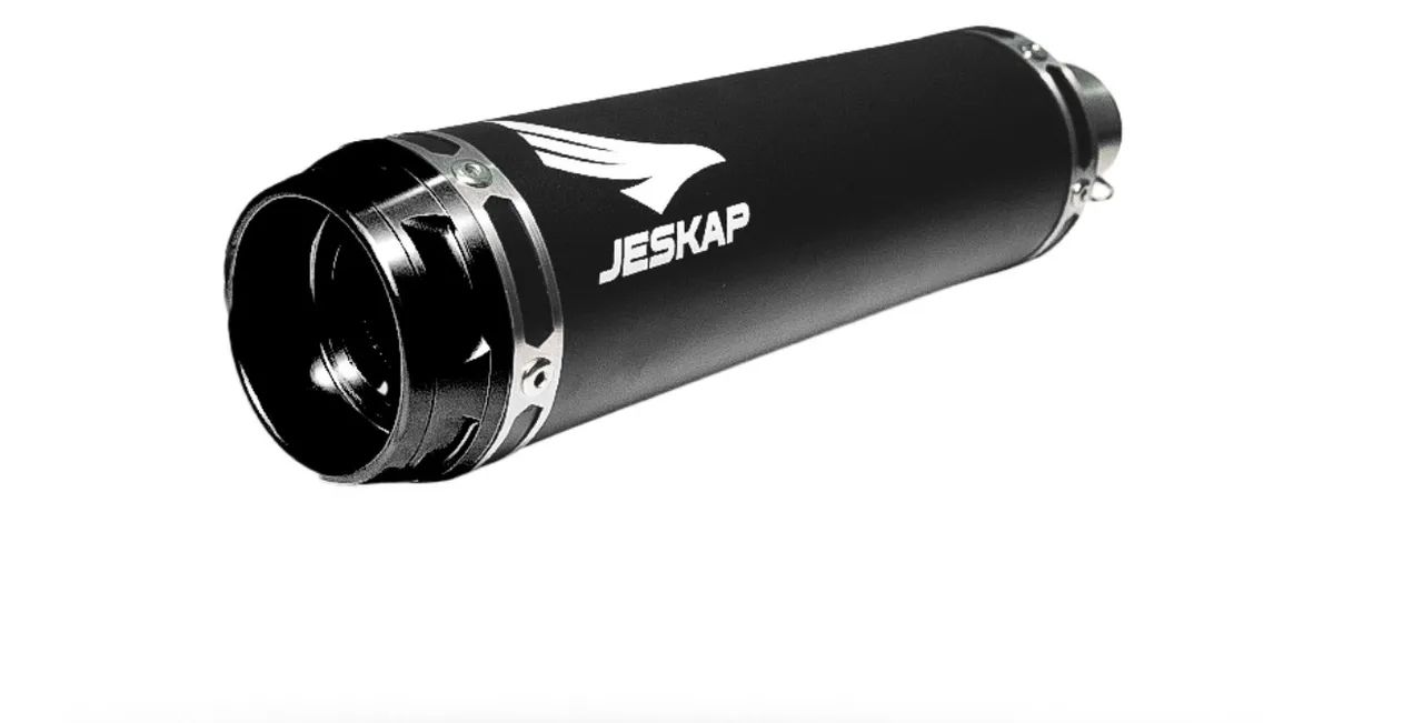 Escapamento Jeskap R35 Para Cb/cbr 500 F/r/x K4 Black - Foto 2