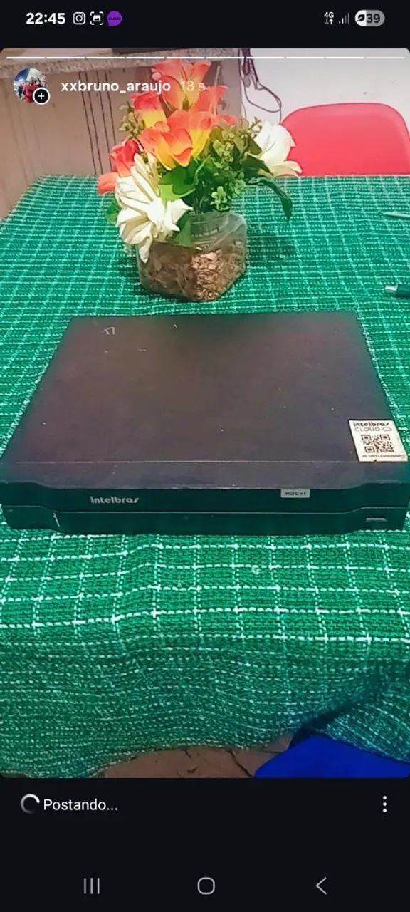 Dvr 16 canais da Intelbras + HD de 1 Terá 