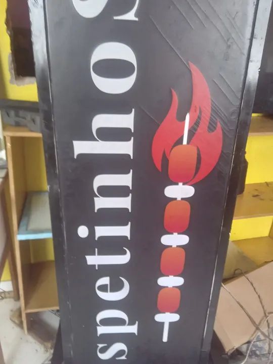 Placa Luminosa para Churrascaria - Espetinhos - Foto 2