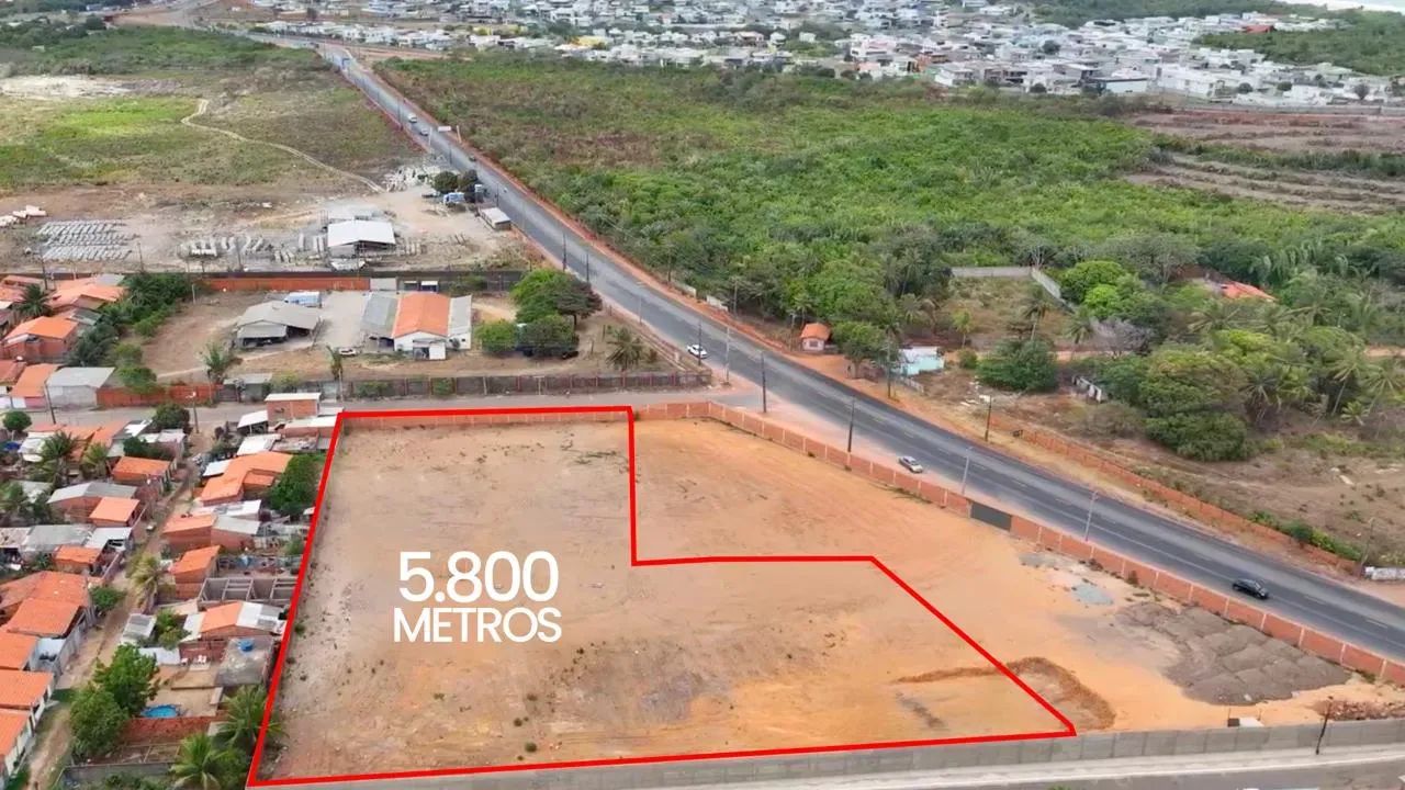 Lote com 5.800 m Estrada da Raposa / Araçagi.