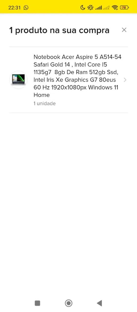 Notebook Acer aspire 5 - Foto 5