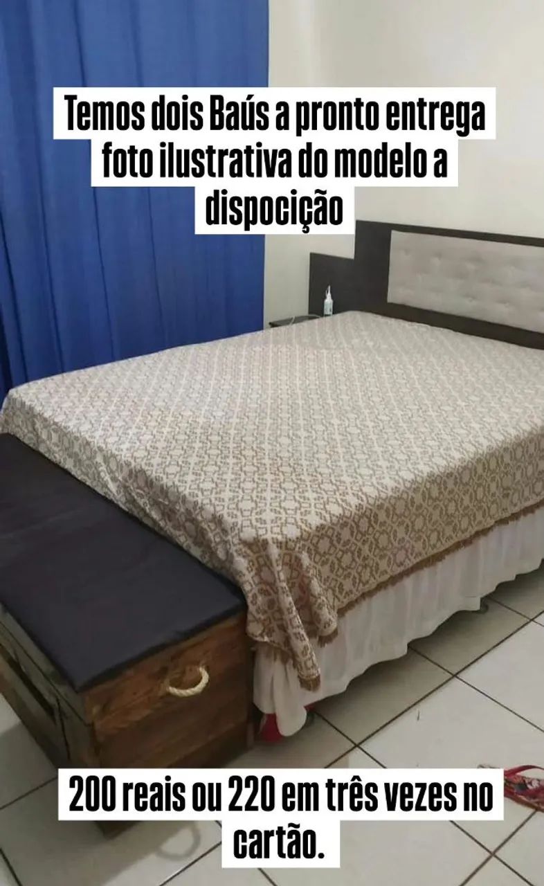 Baú de Madeira para organização