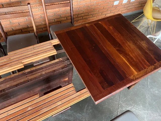 Mesa de jantar elástica + cadeiras - Foto 5