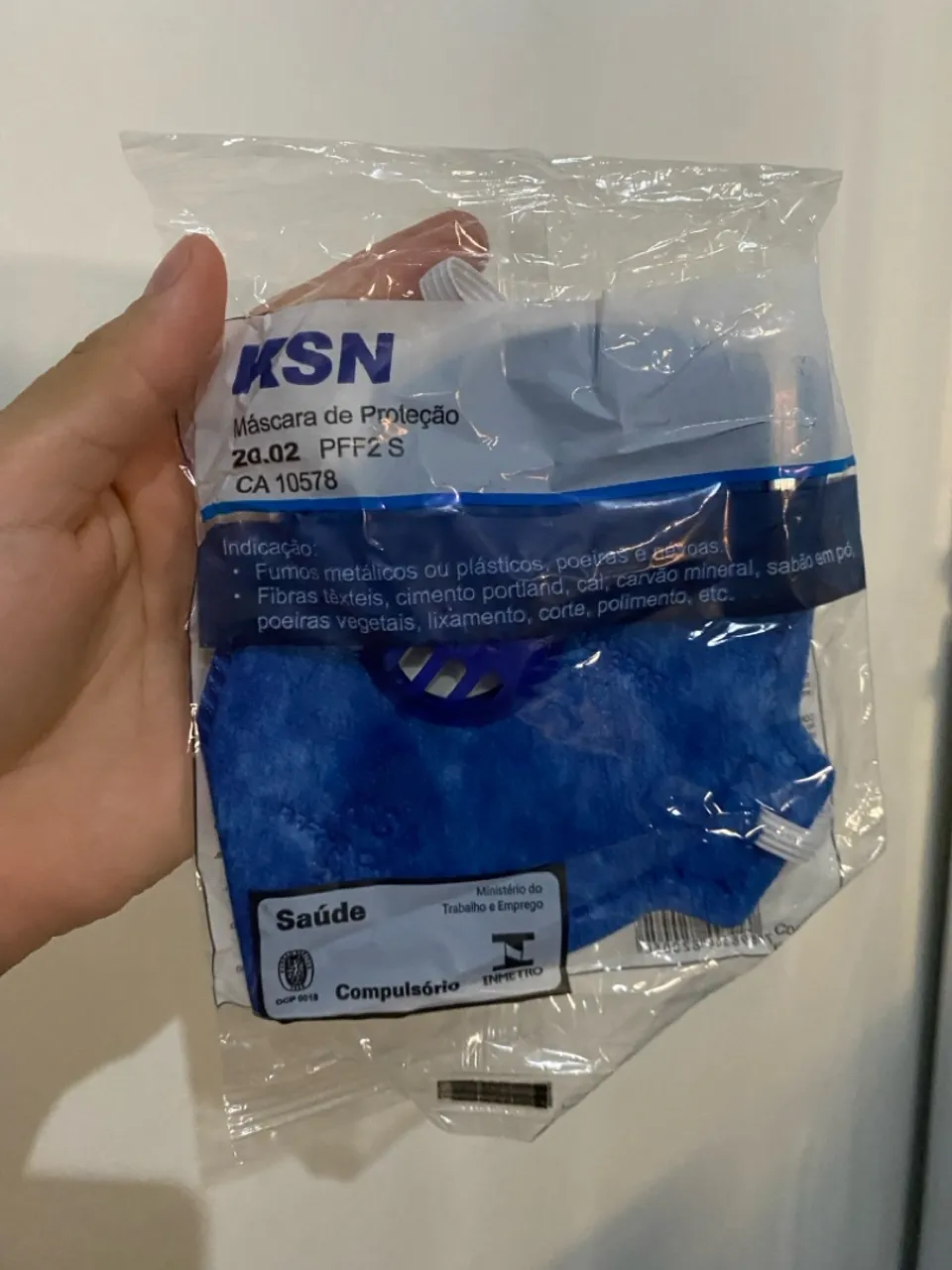 Máscara de proteção com filtro