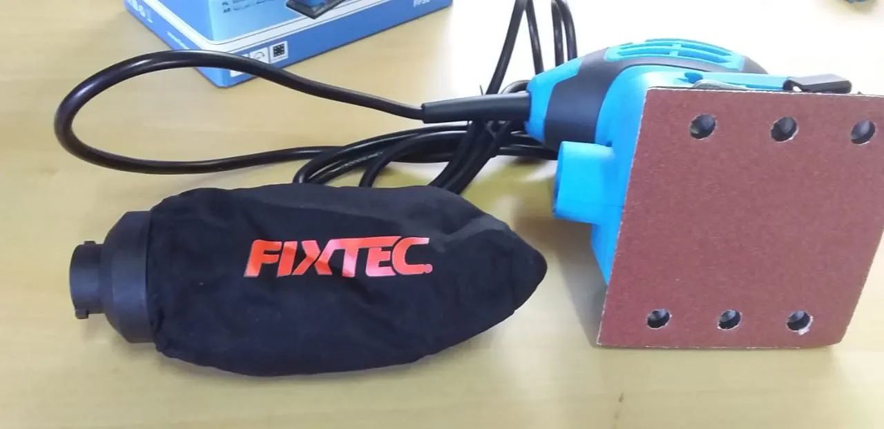 Lixadeira orbital treme treme fixtec zero nova na caixa! - Foto 4