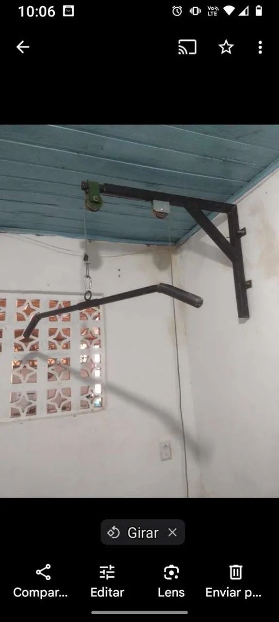 Kit de halteres e barras para musculação - Foto 4