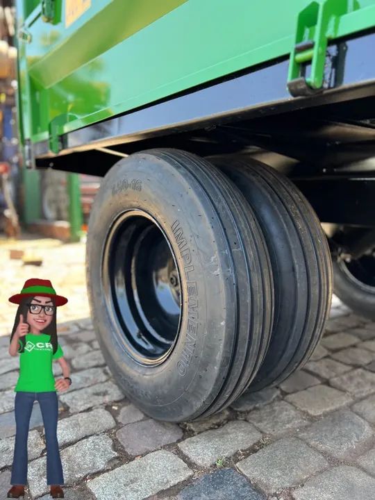 Carreta agrícola basculante 5TN - CR Tratores - Foto 4