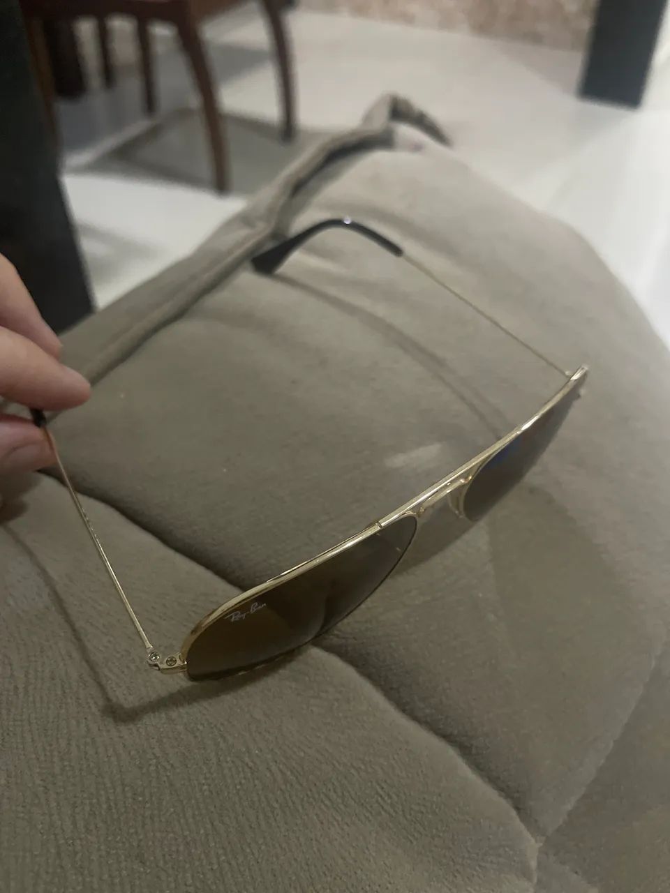 Óculos Ray Ban Rb 3025 AVIATOR LARGUE METAL - Foto 2