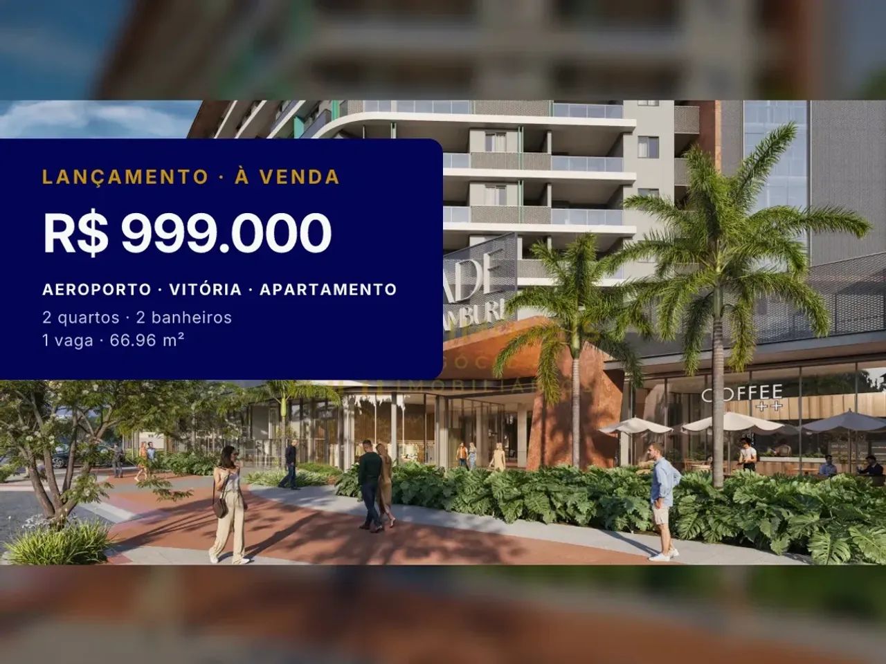 Aeroporto: Apartamento 2 Quartos com Áreas de Lazer Exclusivas!
