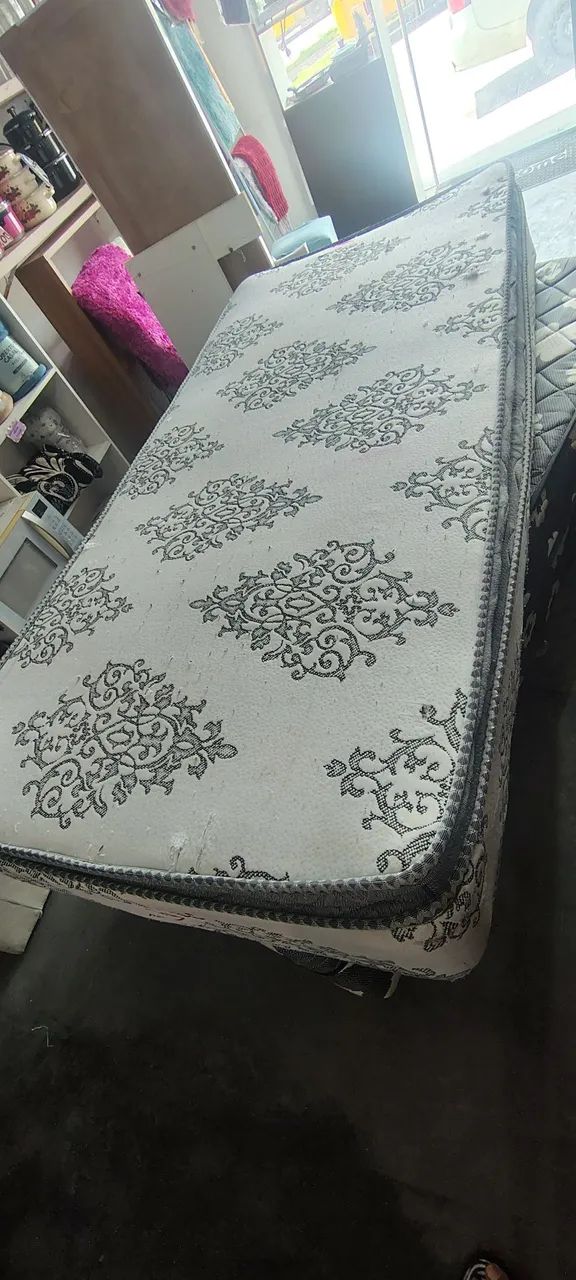 COLCHÃO SOLTEIRO DE MOLAS USADO PELMEX R$290 ENTREGA GRÁTIS  - Foto 5