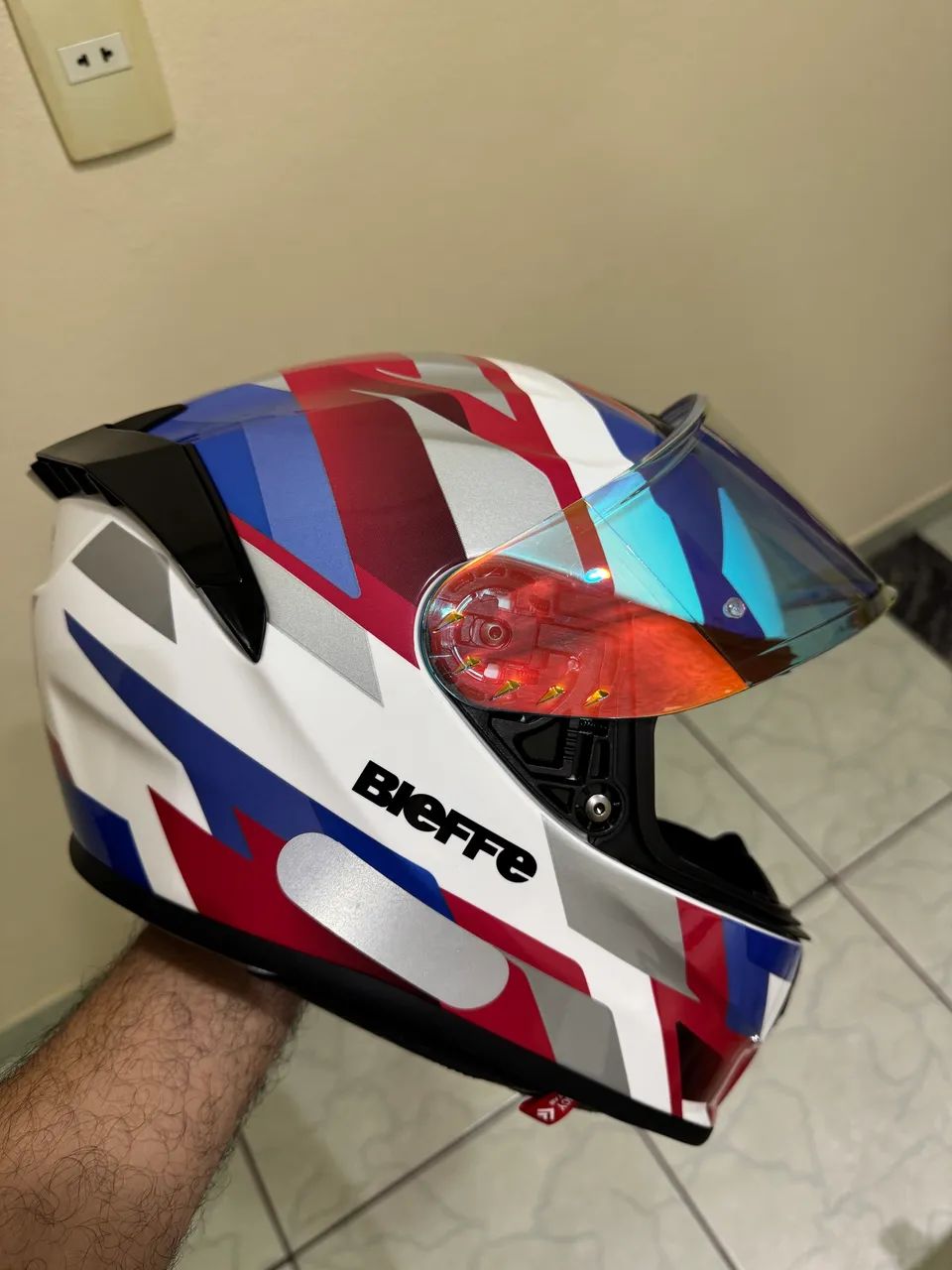 Capacete Bieffe B-reaper + Viseira Fotocromática  - Foto 6