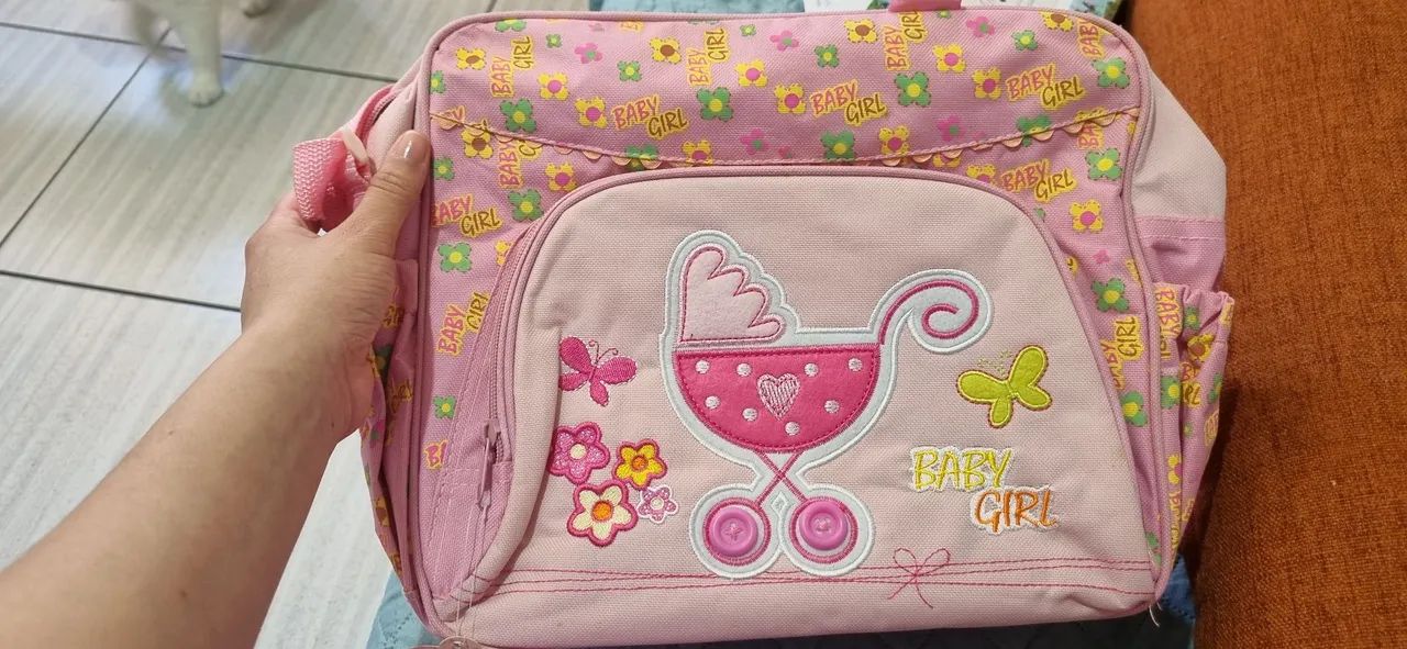 Bolsa bebê menina rosa 