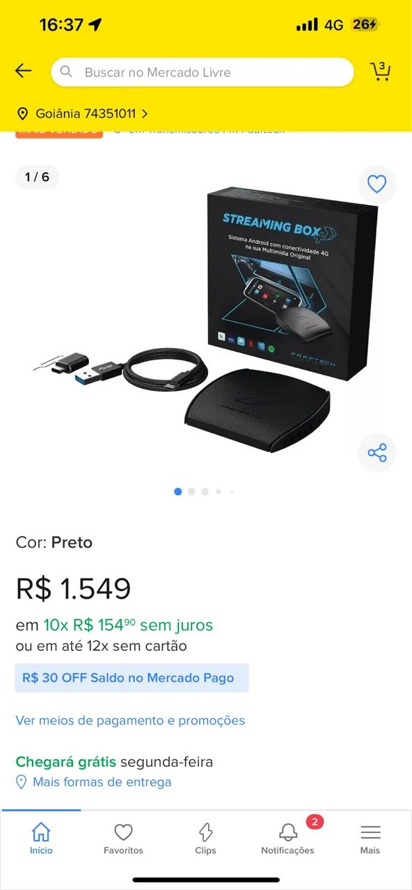 Car play automotivo/ streaming box. Faaftech - Foto 2