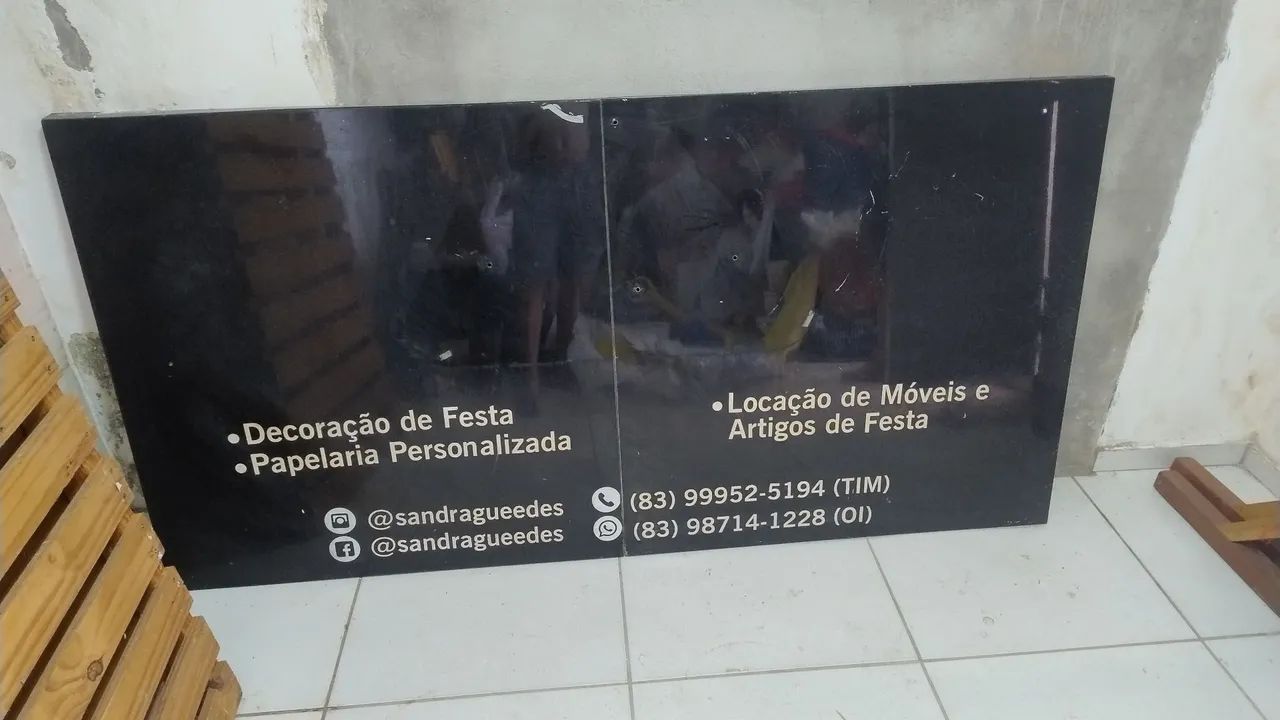 Placa de ACM 2 MT por 1 mt
