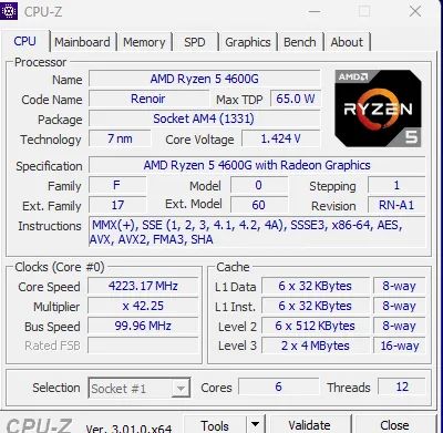 Processador Ryzen 5 4600G - Foto 2
