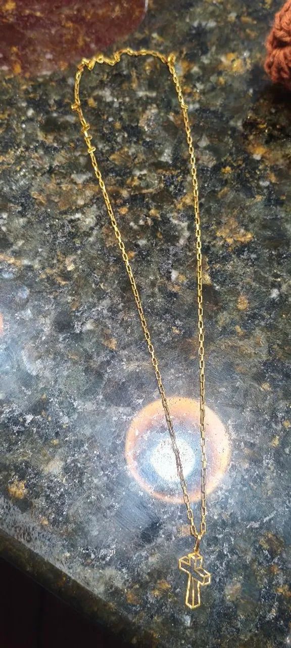 CORRENTE DE OURO 18 COM PINGENTE  - Foto 3