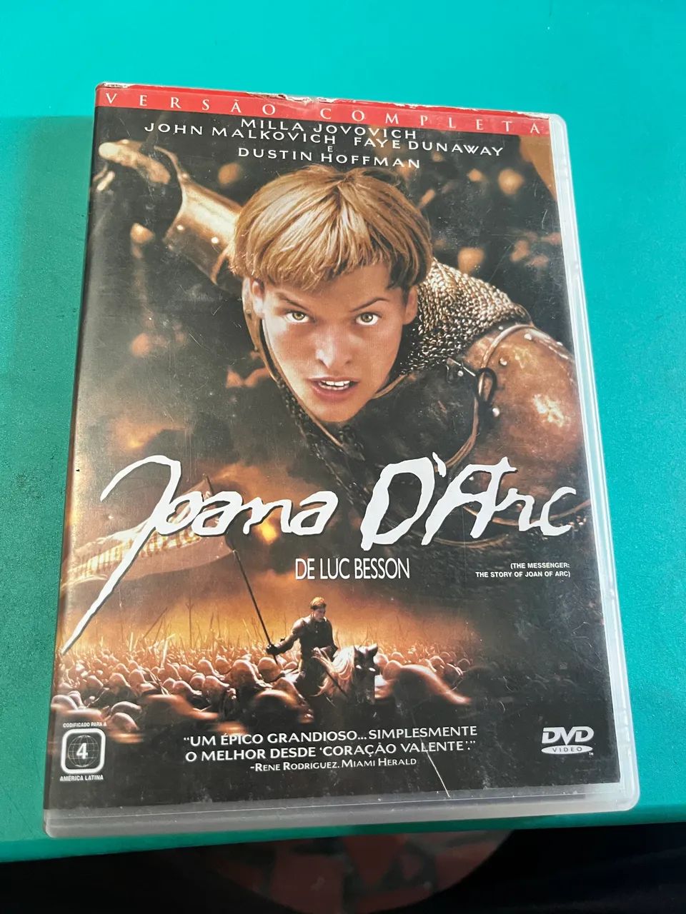 Dvd - Joana D'Arc - Luc Besson / Milla Jovovich, John Malkovich, Faye Dunaway