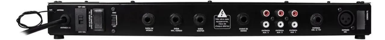 Pré-amplificador Com Gongo Hayonik Pgh3000 com Bluetooth e USB - Foto 2