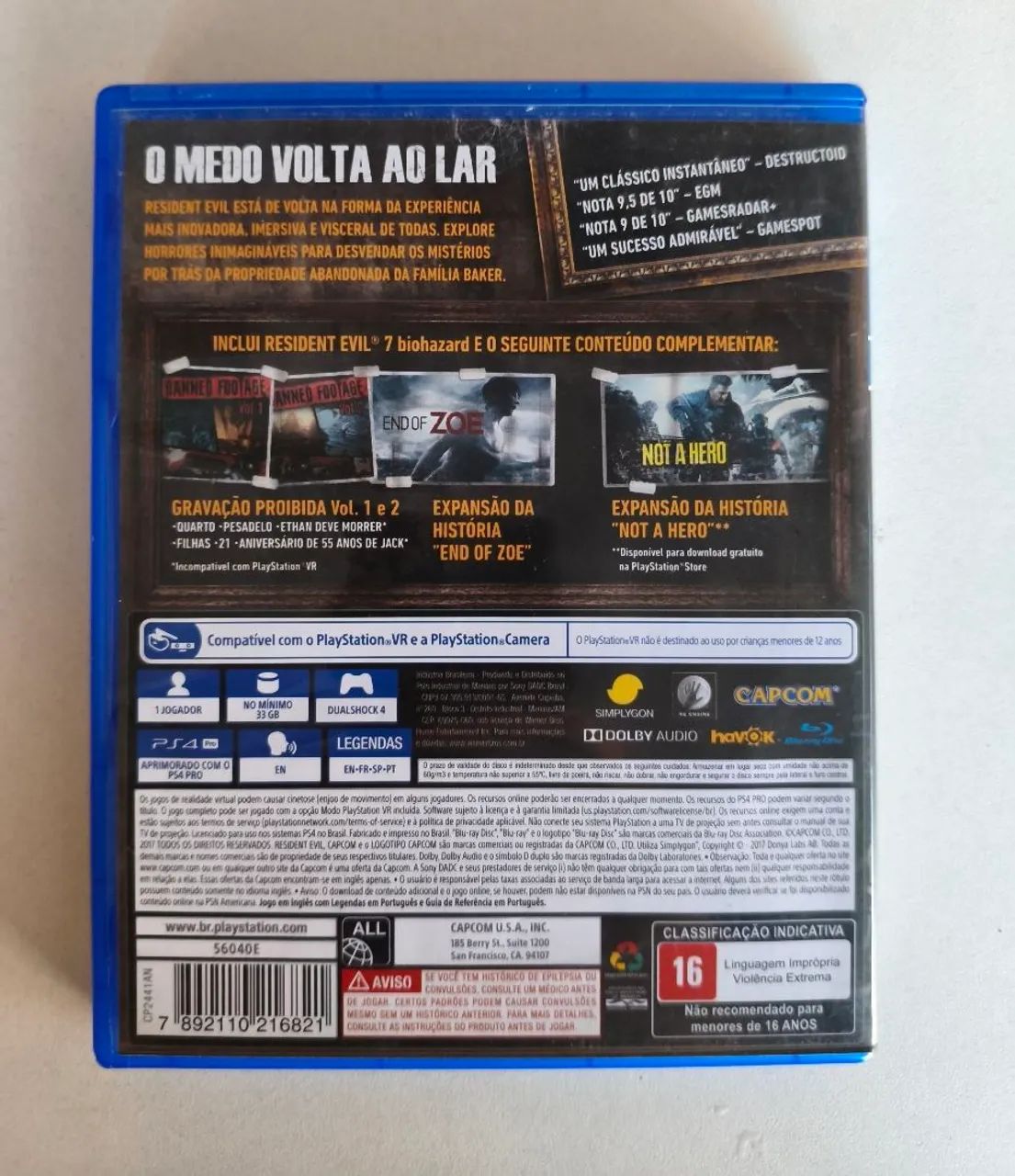Resident Evil 7 Gold Edition PS4  - Foto 5
