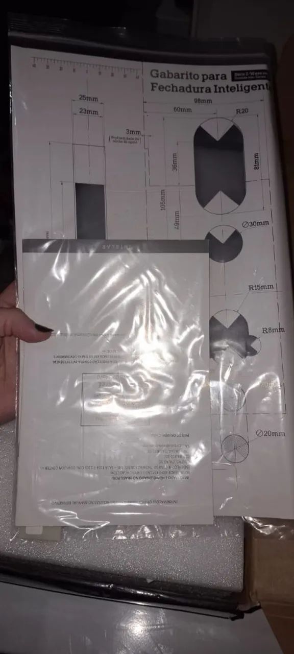 Fechadura eletrônica nova zerada na caixa  - Foto 3