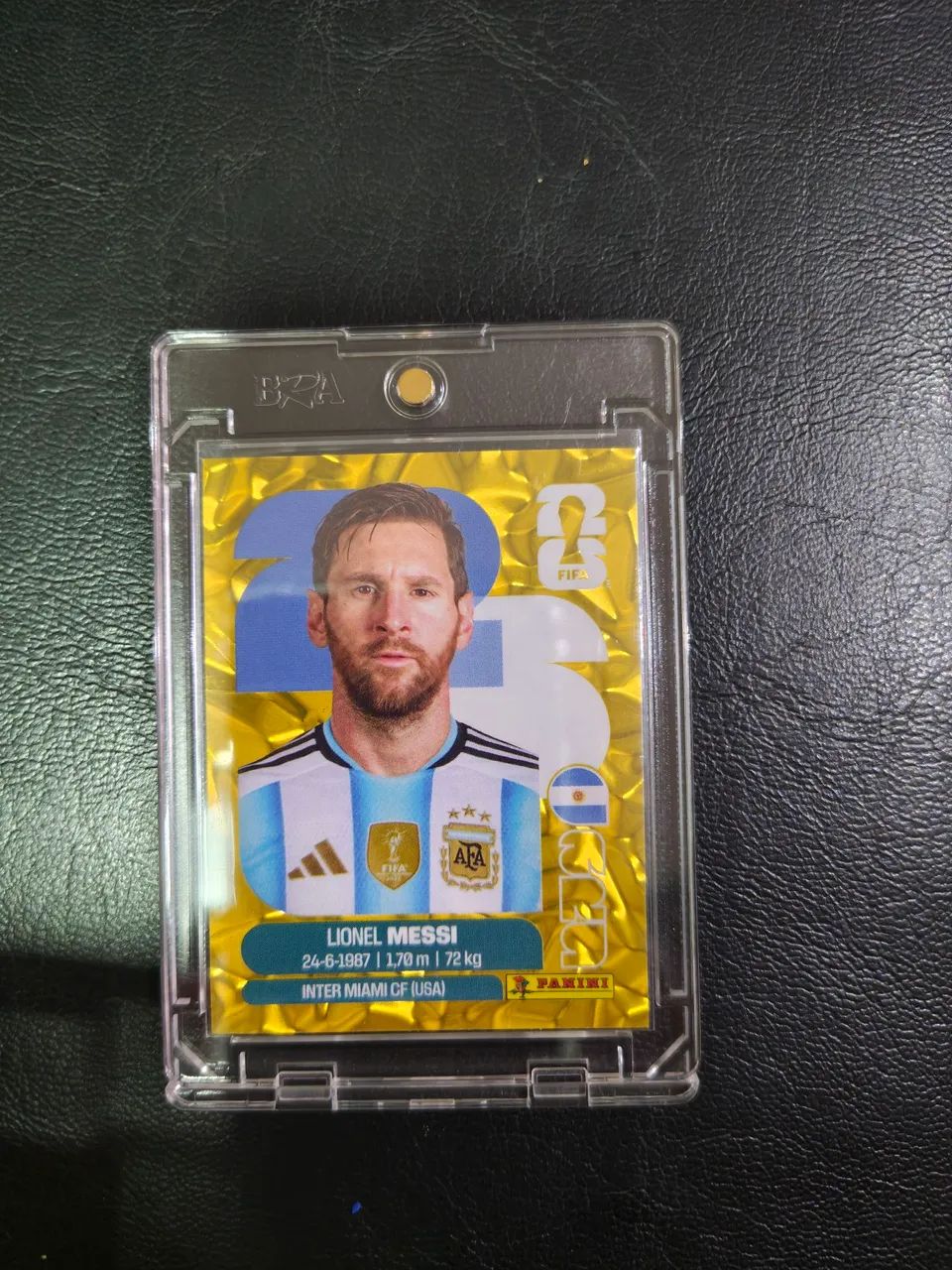 Gold crumple Lionel Messi - Foto 2