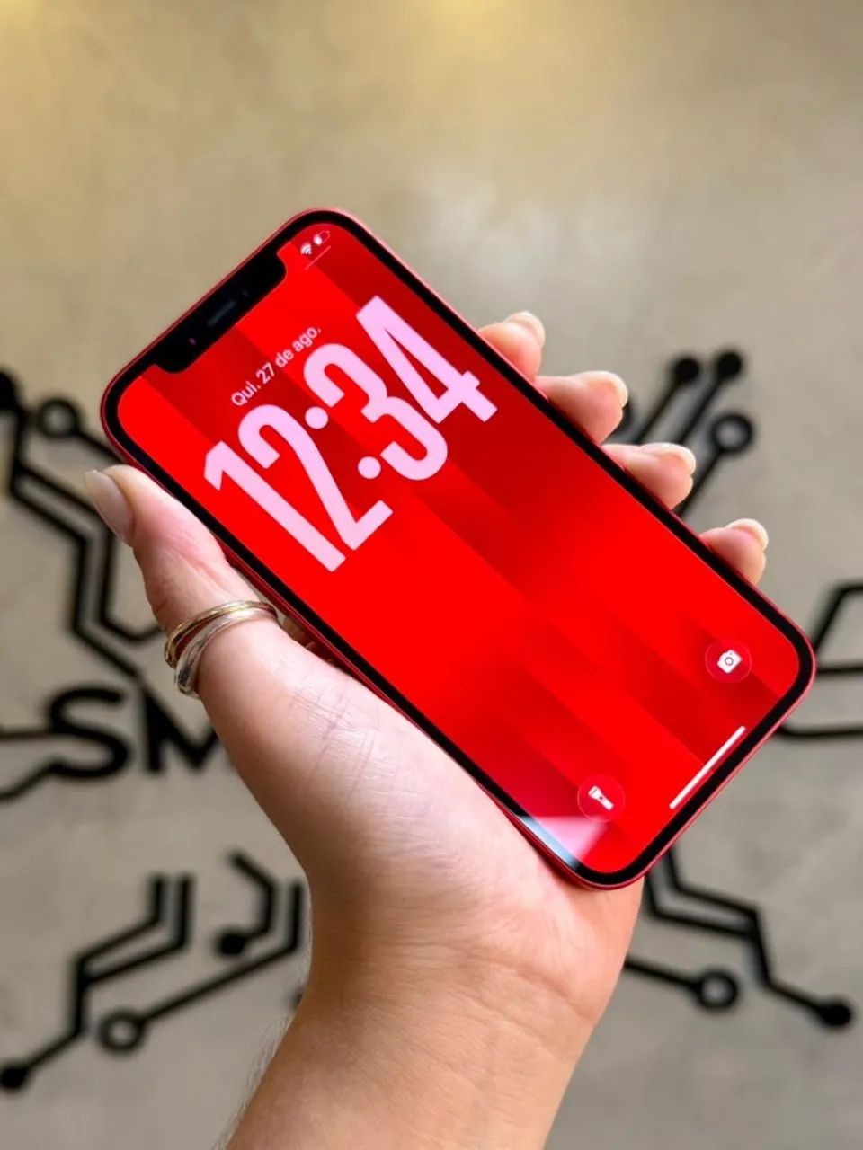 iPhone 12 Red 64GB (Nota e 3 meses de garantia) - Celulares e