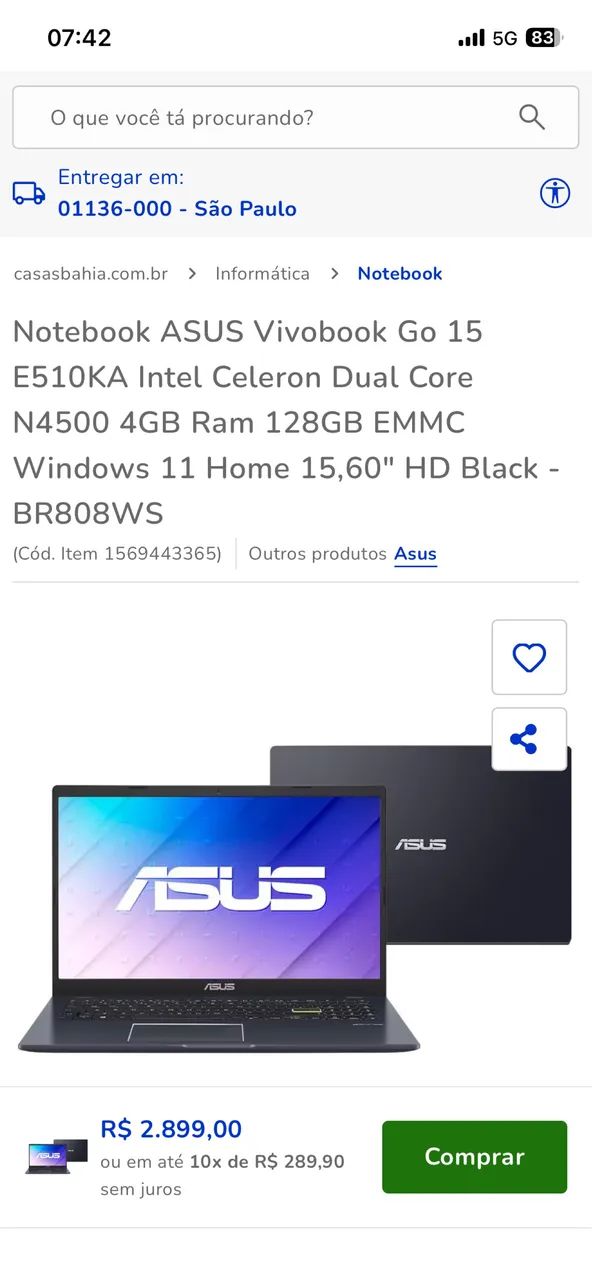 Notebook ASUS - Foto 2