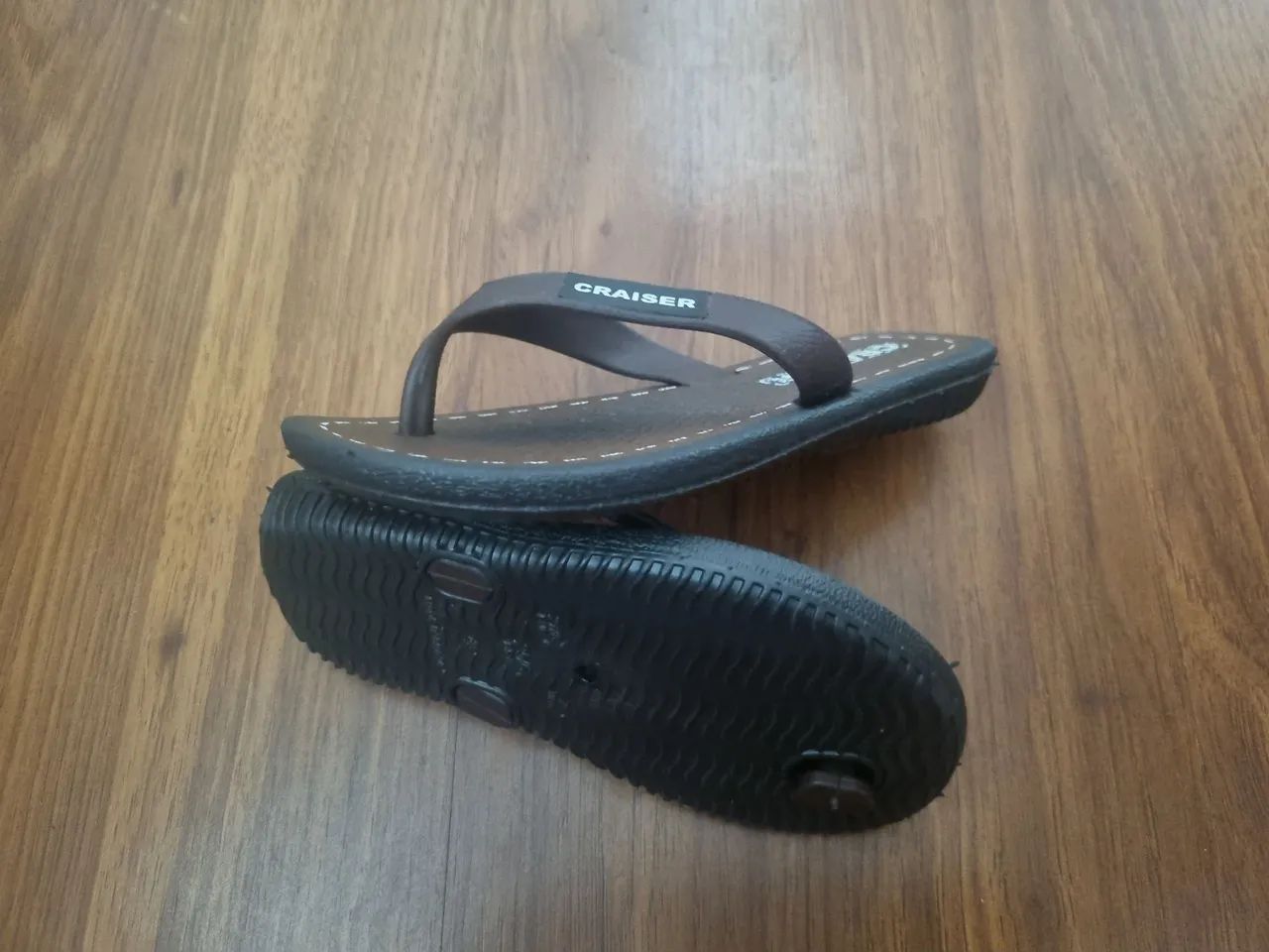 Chinelo craiser infantil marrom - Foto 2