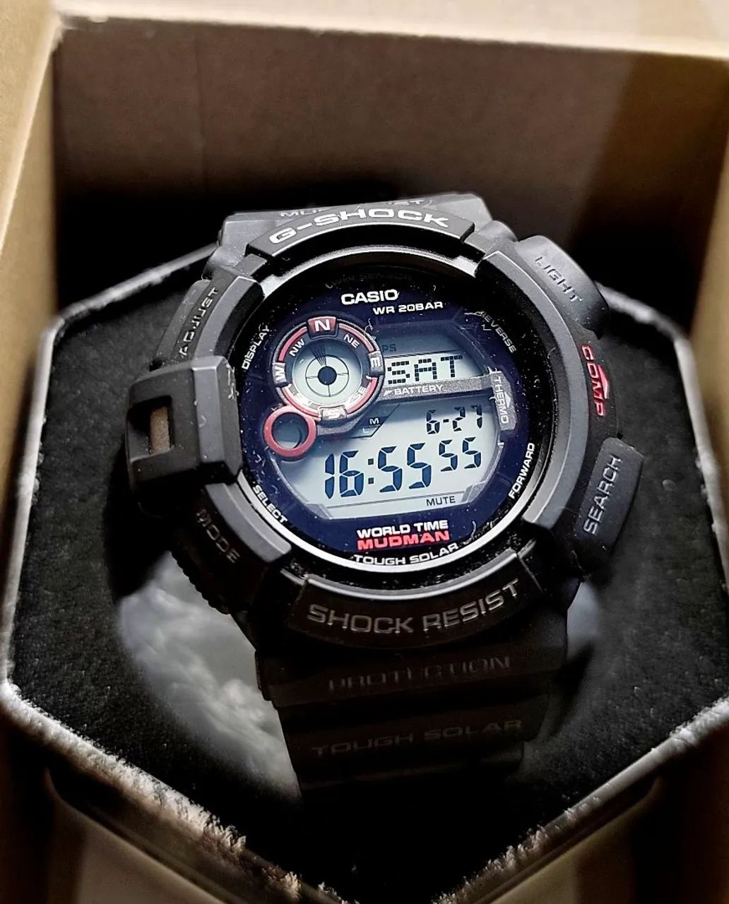 Casio G-Shock G-9300 Mudman Solar Sem Uso