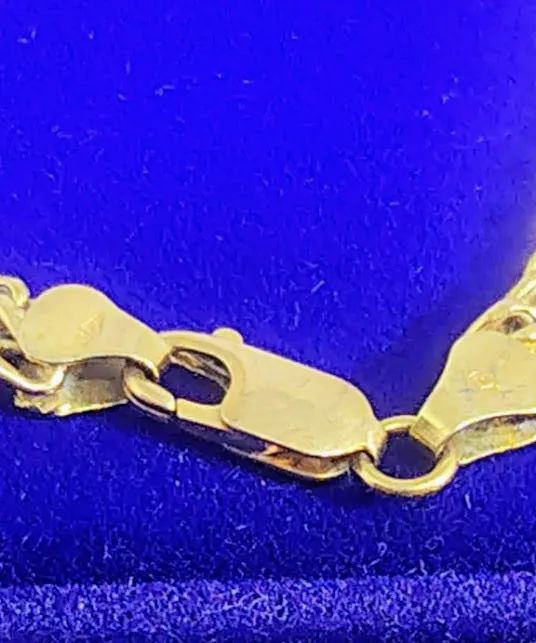 Pulseira Esteira Lacracia Moderna Ouro 18 Kilates Peso 5.13 Gramas 19 Cm 6 mm - Foto 4