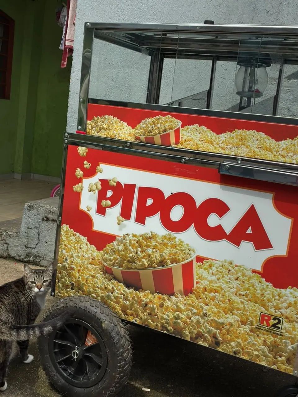 Vendo carrinho de pipoca 